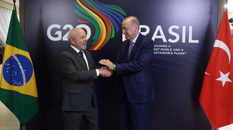 Cumhurbaşkanı Erdoğan Brezilya'da